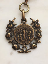 Load image into Gallery viewer, Jesuit Martyrs Medal: 1182 Antique Bronze Religious Rosary Charm