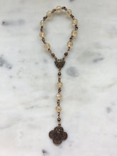 Load image into Gallery viewer, St. Raphael Chaplet - 7mm Citrine Gemstones - Solid Bronze CeCeAgnes
