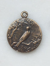 Load image into Gallery viewer, Saint Cecilia Medal - Bronze - Antique French Reproduction 1075 CeCeAgnes Rosary Parts