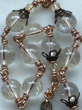 Load image into Gallery viewer, Guardian Angel Chaplet - Citrine and Bronze - Holy Family Crucifix