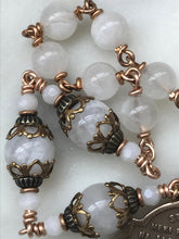 Load image into Gallery viewer, Stations of the Cross Chaplet - Moonstones and Bronze CeCeAgnes