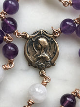 Load image into Gallery viewer, Saint Joseph Chaplet - Bronze - Amethyst and Moonstone CeCeAgnes