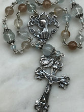Load image into Gallery viewer, Saint Anne Chaplet - Grandmother's Chaplet - Sterling Silver, Topaz Rosary CeCeAgnes