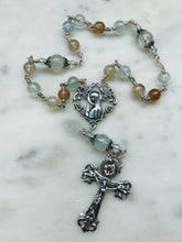 Load image into Gallery viewer, Saint Anne Chaplet - Grandmother's Chaplet - Sterling Silver, Topaz Rosary CeCeAgnes