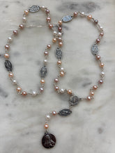 Load image into Gallery viewer, Seven Sorrows Chaplet - Servite - Freshwater Pearls and Sterling Silver CeCeAgnes