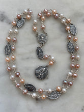 Load image into Gallery viewer, Seven Sorrows Chaplet - Servite - Freshwater Pearls and Sterling Silver CeCeAgnes