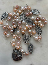 Load image into Gallery viewer, Seven Sorrows Chaplet - Servite - Freshwater Pearls and Sterling Silver CeCeAgnes