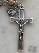 Load image into Gallery viewer, Saint Anne Chaplet - Grandmother's Chaplet - Sterling Silver Pearl Rosary CeCeAgnes