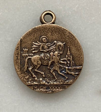 Load image into Gallery viewer, Medal - Saint Martin - Bronze or Sterling Silver - Antique Reproduction 1360 CeCeAgnes Rosary Parts