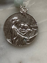 Load image into Gallery viewer, Saint Cecilia Jade and Opal Sterling Silver Single Decade Rosary