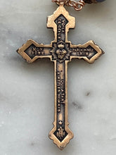 Load image into Gallery viewer, Saint Cecilia Tanzanite and Bronze Single Decade Rosary