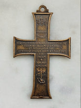 Load image into Gallery viewer, Saint Francis Cross Medal: 1287 Bronze, Prayer Amulet