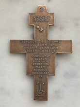Load image into Gallery viewer, San Damiano Crucifix: 1578 St. Francis Pectoral - Bronze Rosary Parts