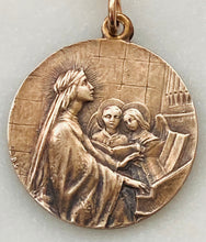 Load image into Gallery viewer, Saint Cecilia Tensha and Citrine Single Decade Rosary - Bronze