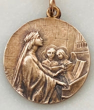 Load image into Gallery viewer, Saint Cecilia Tensha and Citrine Single Decade Rosary - Bronze