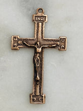 Load image into Gallery viewer, Crucifix - Small Tailored - Bronze - 1204 CeCeAgnes Rosary Parts