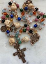 Load image into Gallery viewer, Saint Francis Rosary - Canticle of the Sun - Bronze - Wire-Wrapped - CeCeAgnes