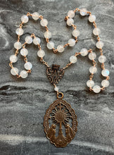 Load image into Gallery viewer, Blessed Sacrament Chaplet - Moonstone and Bronze CeCeAgnes