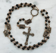 Load image into Gallery viewer, Ecce Homo - Crown of Thorns - Passion Bronze Rosary - Bronzite - CeCeAgnes