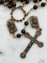Load image into Gallery viewer, Ecce Homo - Crown of Thorns - Passion Bronze Rosary - Bronzite - CeCeAgnes
