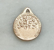 Load image into Gallery viewer, Saint Therese Medal 14k Solid Gold - Antique Reproduction
