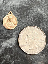 Load image into Gallery viewer, Saint Therese Medal 14k Solid Gold - Antique Reproduction