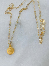 Load image into Gallery viewer, 14k Gold Tiny Saint Joseph Necklace: Solid Gold Catholic Medal