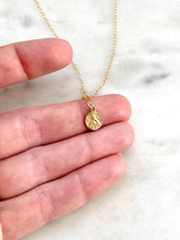 Load image into Gallery viewer, 14k Gold Tiny Our Lady of Perpetual Help Necklace: Solid Gold Catholic Medal