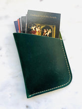 Load image into Gallery viewer, Holy Rosary Prayer Cards in Leather Case