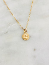 Load image into Gallery viewer, 14k Gold Tiny Saint Therese of Lisieux Necklace: Solid Gold Catholic Medal