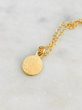 Load image into Gallery viewer, 14k Gold Tiny Our Lady of Perpetual Help Necklace: Solid Gold Catholic Medal
