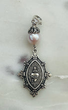 Load image into Gallery viewer, Sacred Heart Bag Charm - Zipper Pull - All Sterling Silver CeCeAgnes
