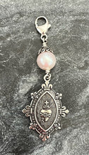 Load image into Gallery viewer, Sacred Heart Bag Charm - Zipper Pull - All Sterling Silver CeCeAgnes
