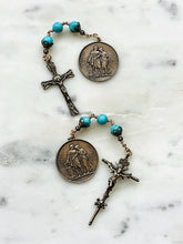 Load image into Gallery viewer, Marriage Chaplet - Turquoise and Bronze

