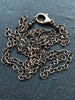 Solid Bronze Necklace Chain