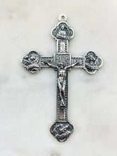 Load image into Gallery viewer, Large Evangelist Crucifix - Sterling Silver - Rosary Parts
