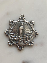 Load image into Gallery viewer, Our Lady of Fatima Sterling Silver Medal CeCeAgnes Rosary Parts
