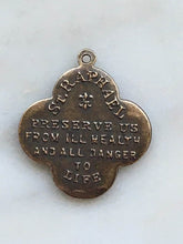 Load image into Gallery viewer, Medal - Saint Raphael - Sterling Silver - Antique Reproduction 1011 CeCeAgnes Rosary Parts
