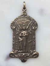 Load image into Gallery viewer, Medal - Guardian Angel - Bronze or Sterling Silver - Antique Reproduction 1549 CeCeAgnes Rosary Parts
