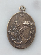 Load image into Gallery viewer, Stella Maris Medal - Antique Reproduction 790-M - Mary, Mother of God CeCeAgnes Rosary Parts

