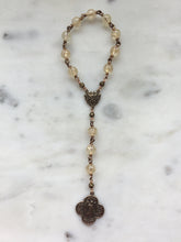 Load image into Gallery viewer, St. Raphael Chaplet - 7mm Citrine Gemstones - Solid Bronze CeCeAgnes
