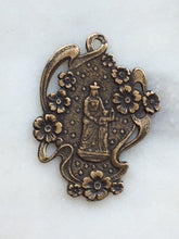 Load image into Gallery viewer, Medal - Saint Anne - Bronze or Sterling Silver - Antique Reproduction 996 CeCeAgnes Rosary Parts
