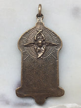 Load image into Gallery viewer, Medal - Guardian Angel - Bronze or Sterling Silver - Antique Reproduction 1549 CeCeAgnes Rosary Parts

