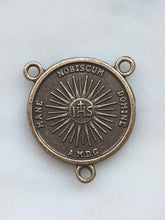 Load image into Gallery viewer, Holy Face of Jesus Rosary Center: 1426 Bronze Antique Reproduction
