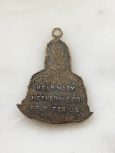 Load image into Gallery viewer, Medal - Immaculate Heart - Bronze or Sterling Silver - Antique Reproduction 489 CeCeAgnes Rosary Parts
