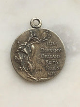 Load image into Gallery viewer, Saint Joan of Arc Medal: 423 Antique Bronze or Sterling Silver Reproduction
