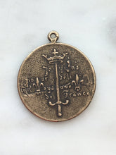 Load image into Gallery viewer, Saint Joan of Arc Medal: 1071 Antique French Reproduction,  Bronze

