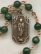 Load image into Gallery viewer, Saint Jude Chaplet - Jade - Bronze CeCeAgnes
