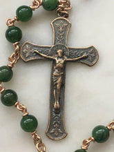 Load image into Gallery viewer, Saint Jude Chaplet - Jade - Bronze CeCeAgnes
