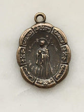 Load image into Gallery viewer, Saint Maria Goretti Medal: 1377 Antique French Reproduction,  Bronze
